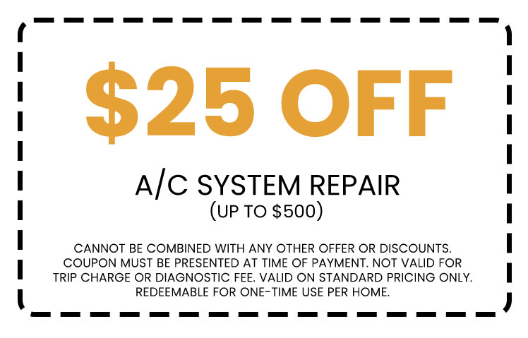 A/C System Repair (up to $500) Coupon