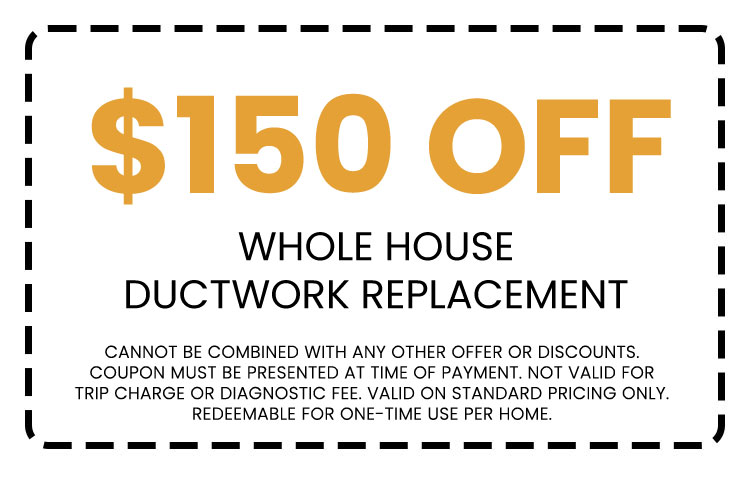 Whole House Ductwork Replacement Coupon